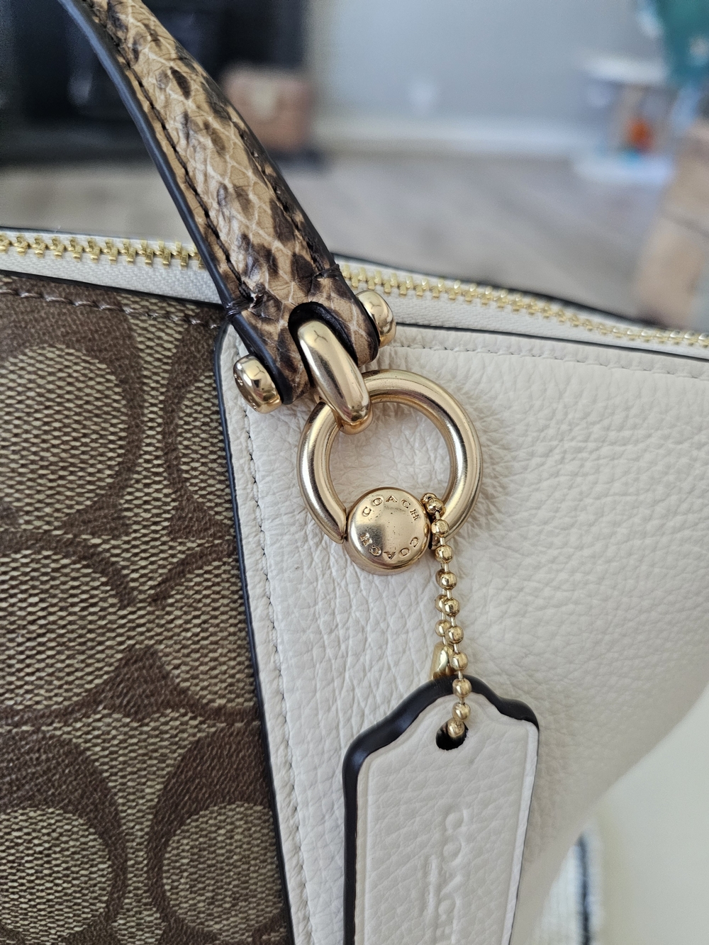 Coach Kacey Satchel In Signature Brown Canvas And Leather - Picture 12 of 13